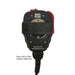 RUGGEDIZED MINER SPEAKER MIC FOR KNG, KNG5 back view with the clip shown