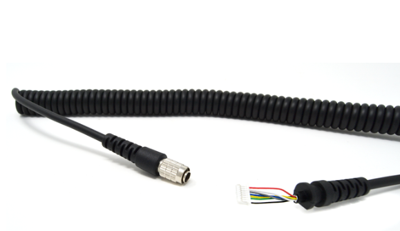 Replacement Straight Connector Mic Cable for BK Technologies KAA0290S & KAA0276S | Coil Cable 6006-60276-000