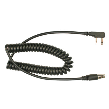 Dual Muff Headset Coiled Cord for Use with BKR5000 and BKR0228-HAC