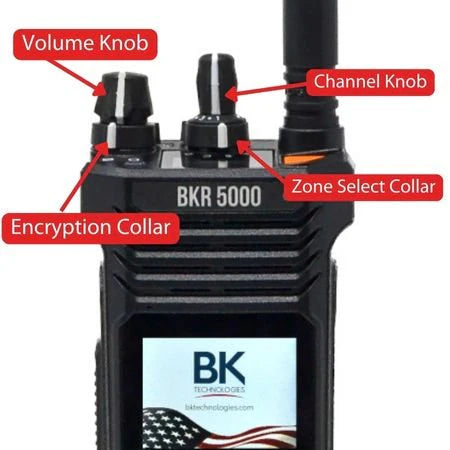 Replacement Knob Kit BKR0032 for BKR5000 Radios
