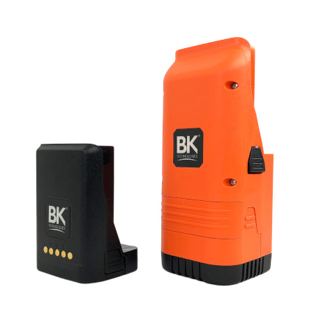 (1) Orange Clamshells - BABKR5CSREO - Orange BKR0120 "AA" Clamshell and (1) High Capacity - BABKR5RCRE49 - 4900mAh BKR0101 super high capacity batteries.