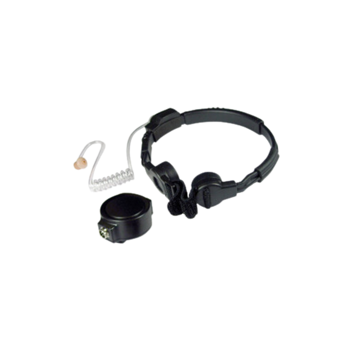 Tactical Throat Mic (BKR0239) with PTT and Earpiece for BKR Series Radios