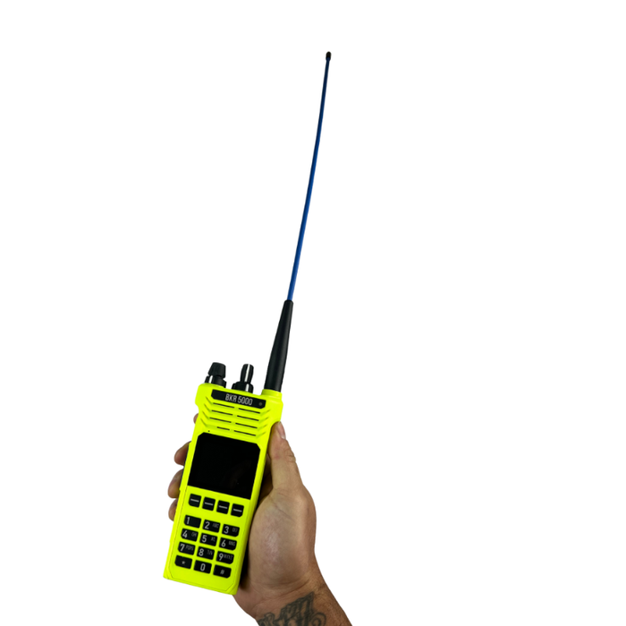 BigBoost V2 – 20" Blue Whip VHF Antenna for BKR Radios