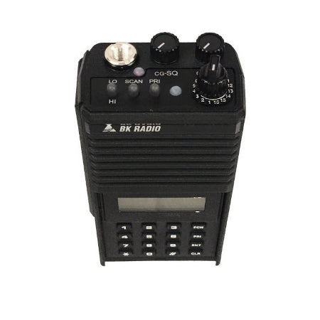 GPH5102XP ANALOG, 400 CHANNELS, 5 WATT, VHF, BK PORTABLE RADIO top view