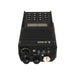GPH5102XP ANALOG, 400 CHANNELS, 5 WATT, VHF, BK PORTABLE RADIO top and front view