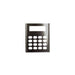 METAL KEYPAD COVER - EQUIVALENT TO LAA0640CB, STAINLESS STEEL FOR RELM BK RADIO DPHCMD, GPHCMD