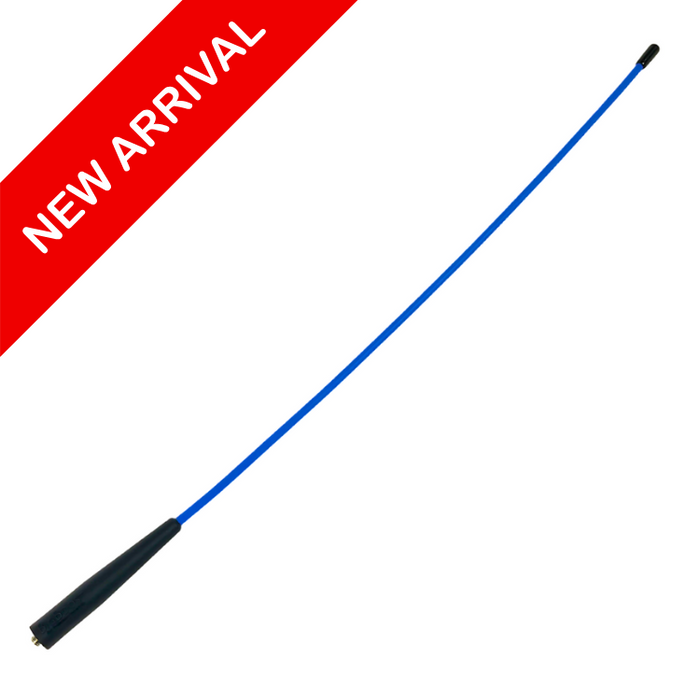 BigBoost V2 – 20" Blue Whip VHF Antenna for BKR Radios