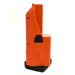 ORANGE AA BATTERY CLAMSHELL, BKR0120 FOR BKR5000 side with with base twisted