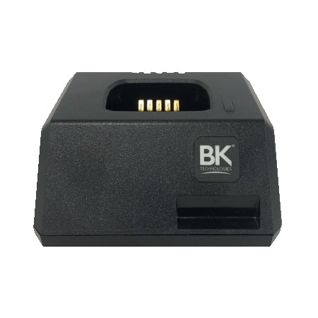 SINGLE BAY SMART CHARGER, BKR0300, DESKTOP, RAPID CHARGES FOR RELM BK RADIO BKR SERIES RADIOS with no radio shown