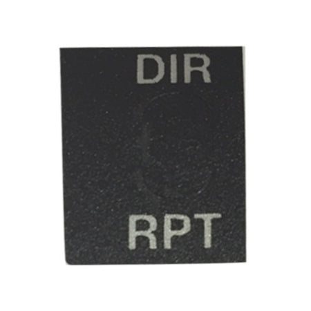 DIR/RPT STICKER, 2509-30978-800 - TOP PLATE STICKER FOR RELM BK RADIO DPH-CMD AND GPH-CMD
