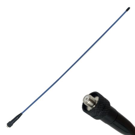 18 INCH BIGBOOST WHIP ANTENNA, VHF 148-174 MHZ, FLUSH SMA-F FOR BKR5000