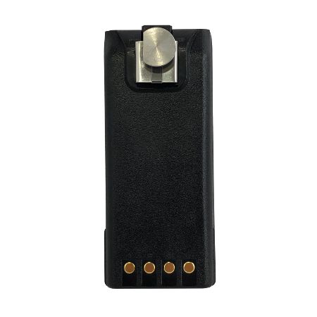 D-SWIVEL BUTTON FOR RELM BK RADIO KNG-P PORTABLE RADIO BATTERIES installed on a battery